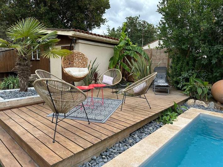 Location de vacances pour 4 personnes, avec jardin et piscine à Saint-Avit-Saint-Nazaire - 3