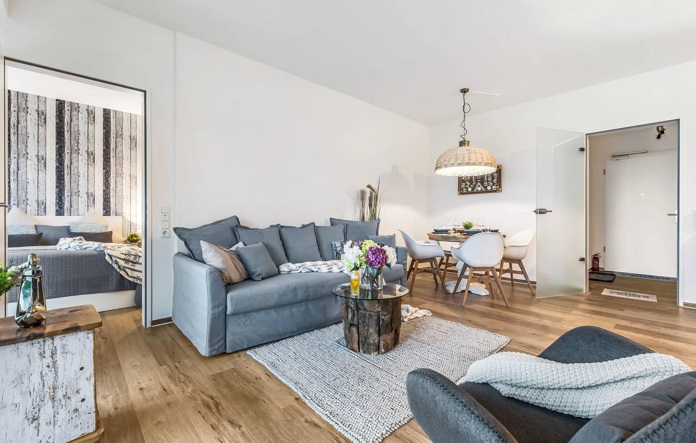 Ganze Ferienwohnung, Haven am Strand mit Terrasse, TV und Parkplatz in Olpenitz, Kappeln