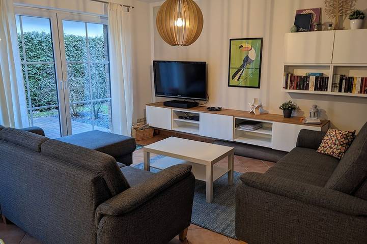 Ferienhaus für 4 Personen, mit Terrasse und Garten