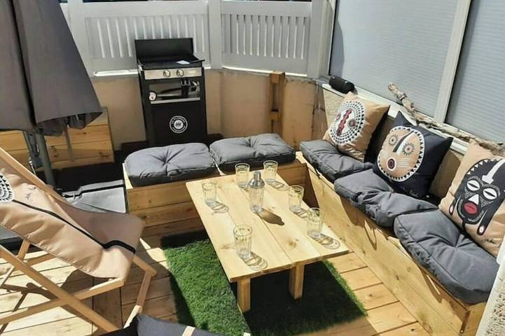 Ferienhaus für 6 Personen, mit Garten und Pool, mit Haustier in Biscarrosse Plage