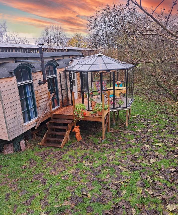 Camping für 2 Personen, mit Balkon und Terrasse sowie Garten in Mecklenburg-Vorpommern - 3