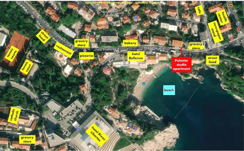 Studio für 2 Personen, mit Meerblick in Grad Dubrovnik - 3