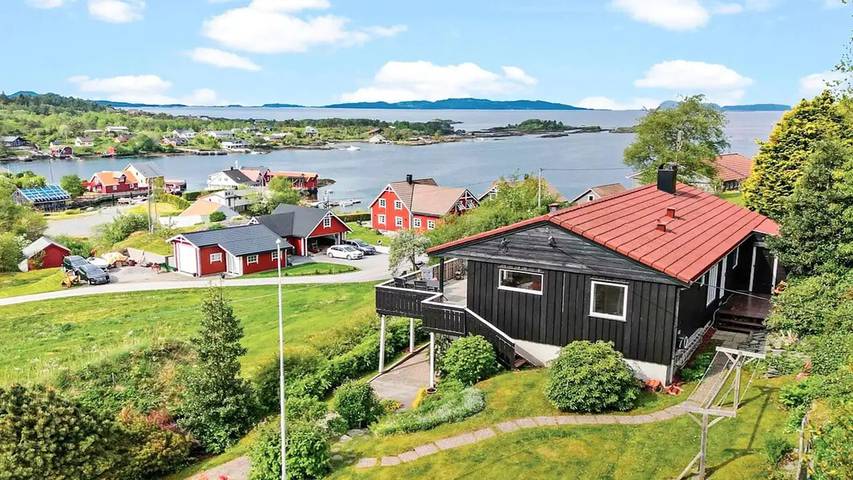 Ferienhaus für 9 Personen, mit Garten