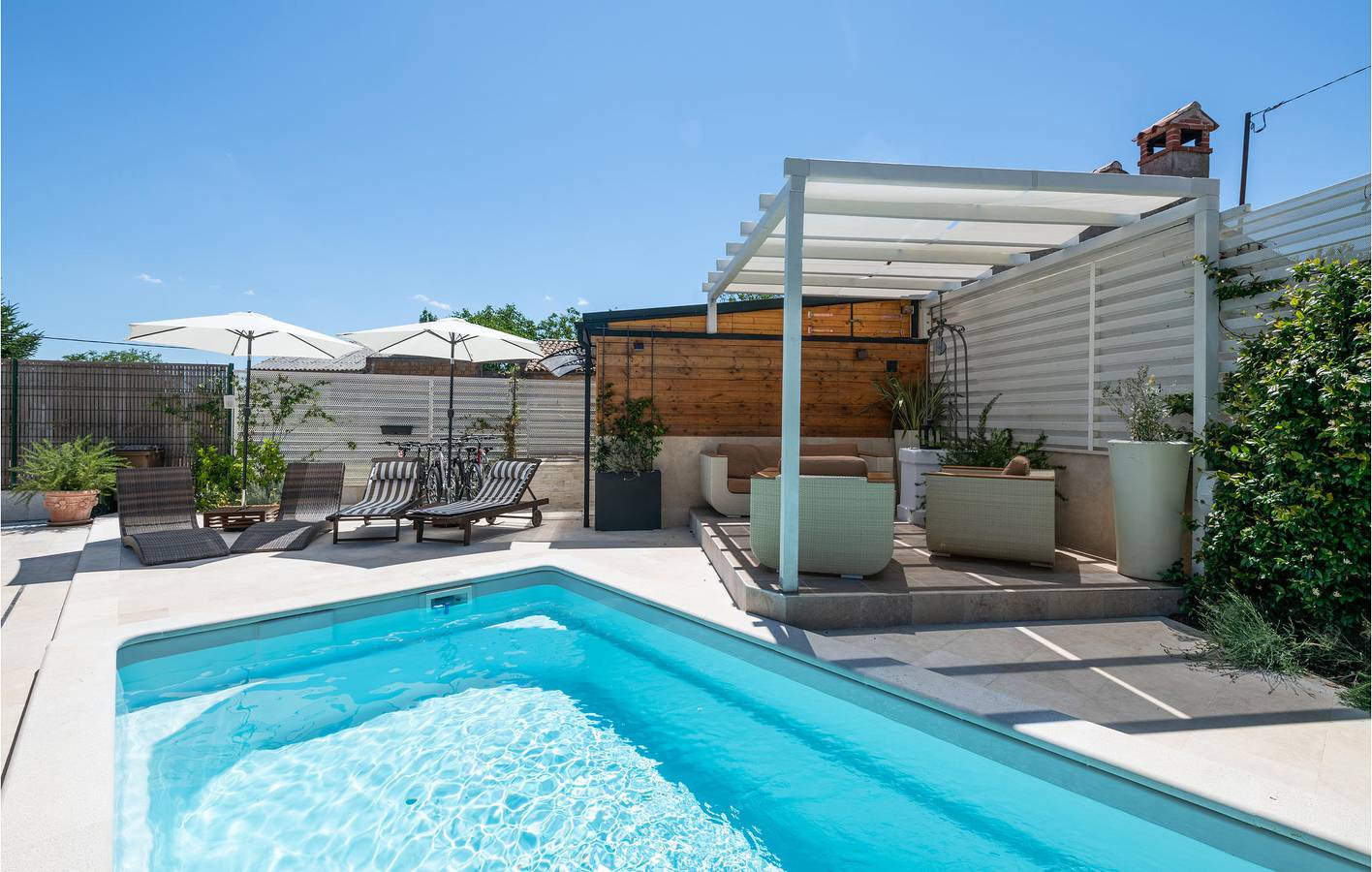 Ferienhaus für 4 Personen mit Terrasse in Barban, Südküste Istrien