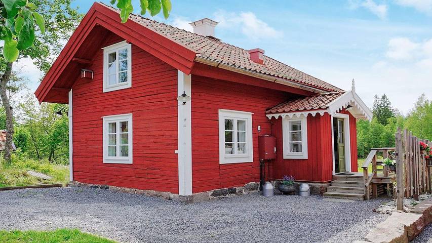 Ferienhaus für 4 Personen, mit Terrasse in Flen
