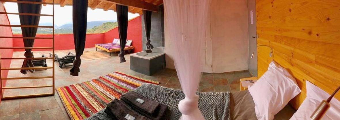 Double Room with Mountain View in Eus, Région de Prades