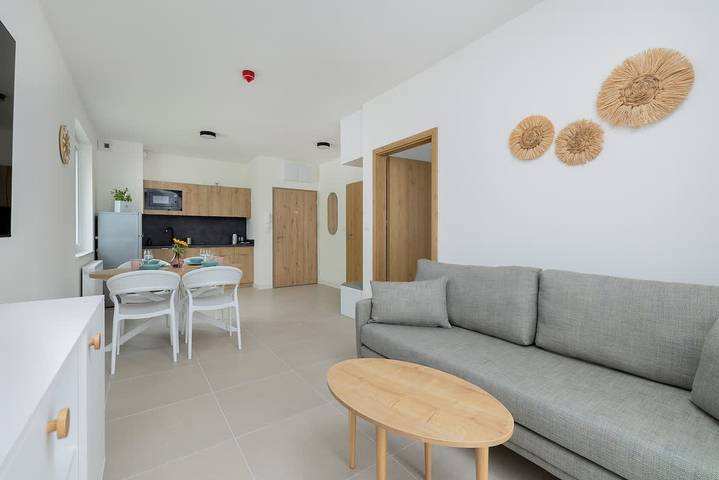 Apartament wakacyjny dla 4 osób, z Ogród w Dąbki