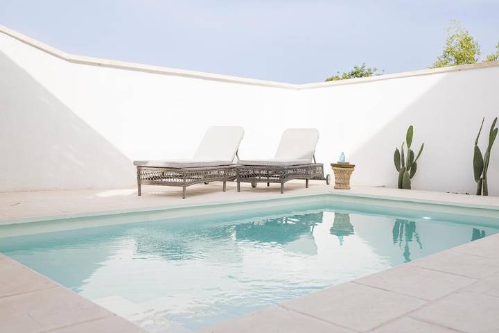 Appartamento per 4 persone, con piscina e terrazza nonché giardino a Minervino di Lecce