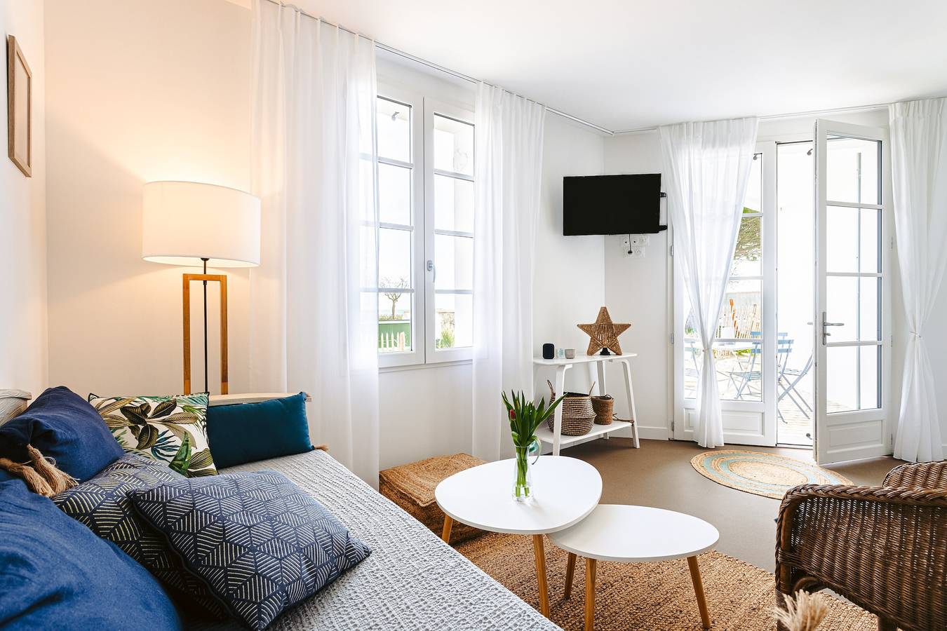 Appartamento intero, Appartamento La Dune con giardinetto, vista mare, terrazza privata e Wi-Fi in Rivedoux-Plage, Isola di Ré