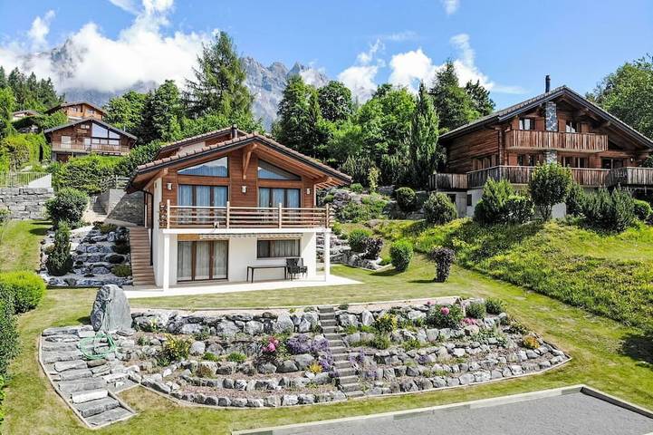 Chalet für 10 Personen, mit Garten, mit Haustier in Leytron