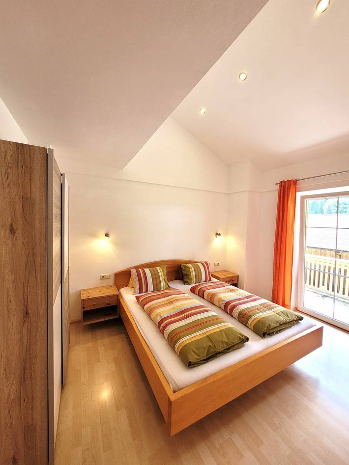 Ferienwohnung für 5 Personen, mit Garten und Ausblick
