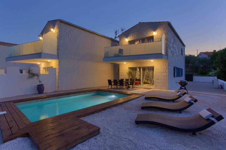 Ferienhaus für 5 Personen, mit Pool, mit Haustier