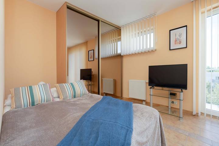 Apartamento para 4 personas, con Jardín en Varsovia