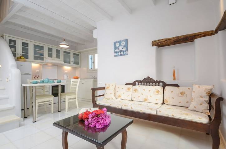Location de vacances pour 6 personnes, avec Balcon ainsi que Terrasse et Piscine dans Agia Anna - 4