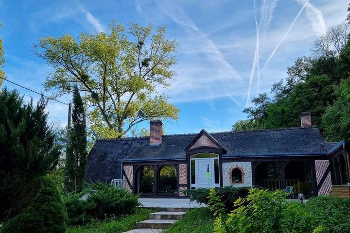 Maison de vacances pour 10 personnes, avec Terrasse et Jardin ainsi que Piscine et Vue