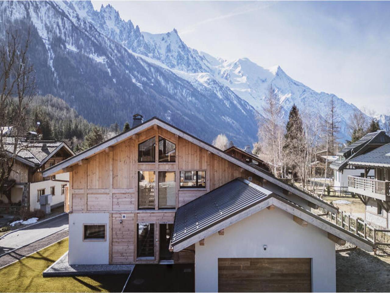 Appartement entier, Chalet aux Tines avec vue sur le Mont Blanc in Brevent-Flegere, Chamonix-Mont-Blanc