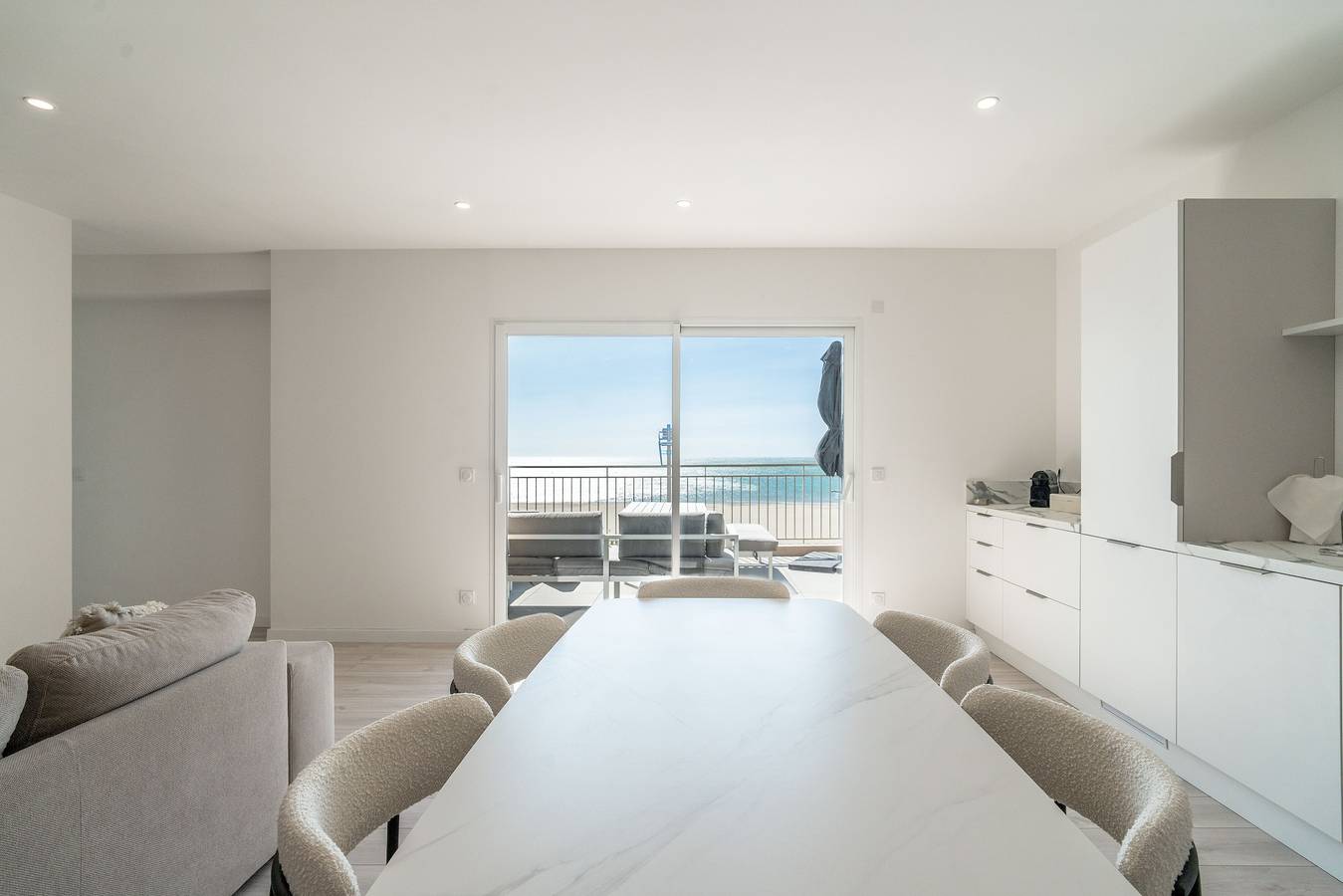 Ferienhaus 'Face À La Mer 3' mit Meerblick, privater Terrasse und Klimaanlage in Port-la-Nouvelle, Mittelmeerküste (Frankreich)