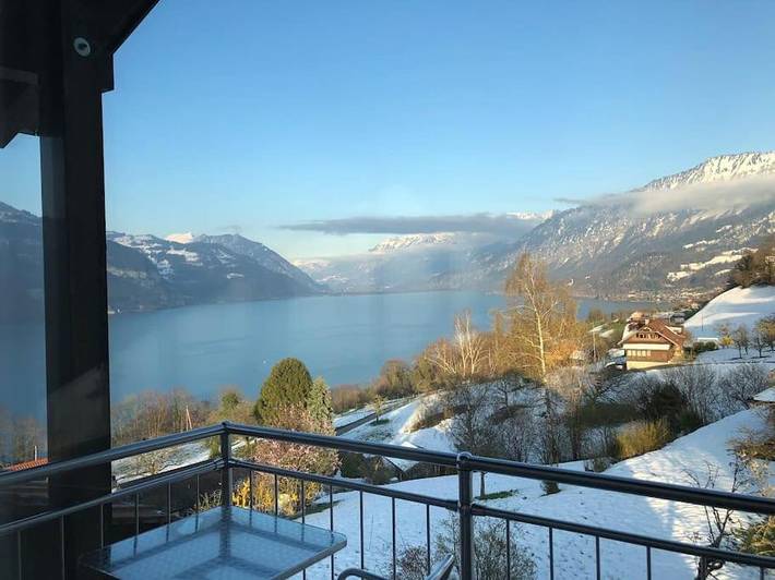 Gîte pour 4 personnes, avec jardin ainsi que vue et balcon à Krattigen - 2