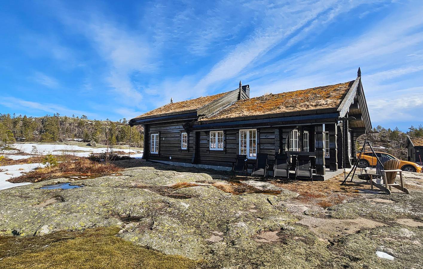 Feriehus for 8 personer med hage in Drangedal 