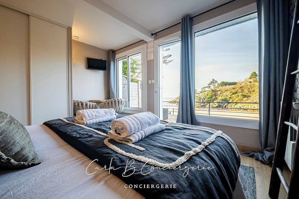 Appartement entier, Coquillage - Studio 2 p face à la mer « La Villa De La Plage De Rospico » Nevez in Rospico, Névez