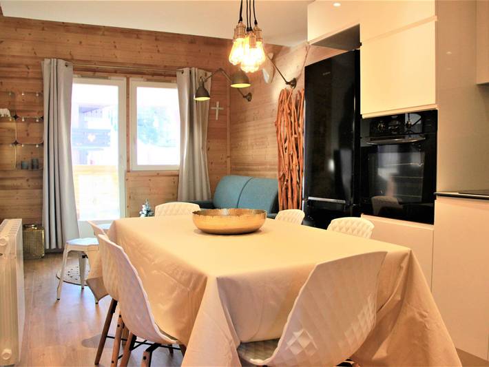 Ganze Wohnung, Gemütliche 3-Zimmer-Wohnung in Valmorel, für 8 Personen, nahe der Pisten in Valmorel, Les Avanchers-Valmorel