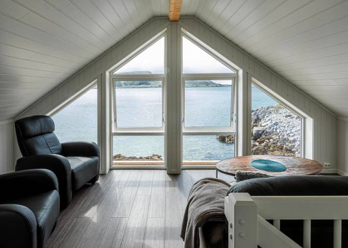 Chalet für 8 Personen, mit Ausblick und Terrasse sowie Seeblick, mit Haustier auf den Lofoten - 2