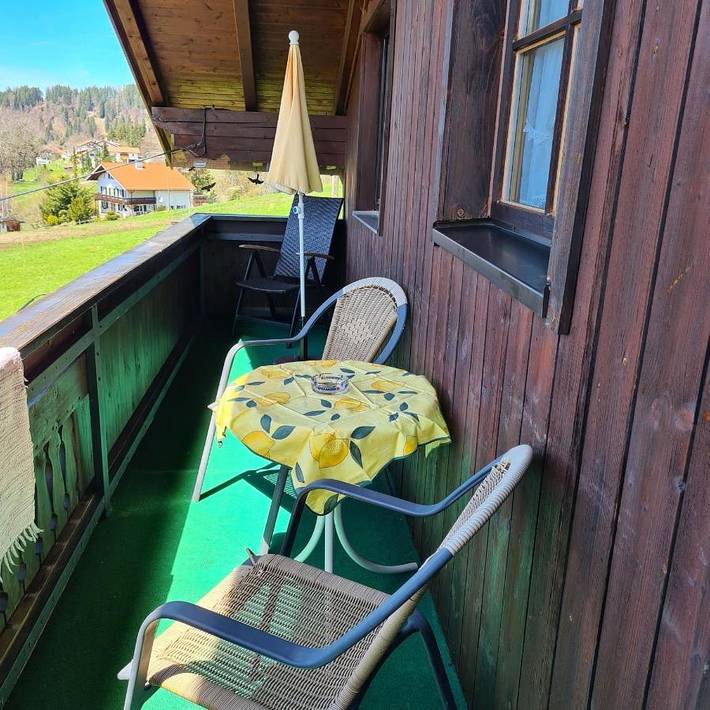 Ferienwohnung für 2 Personen, mit Garten und Sauna sowie Ausblick in Jungholz - 3