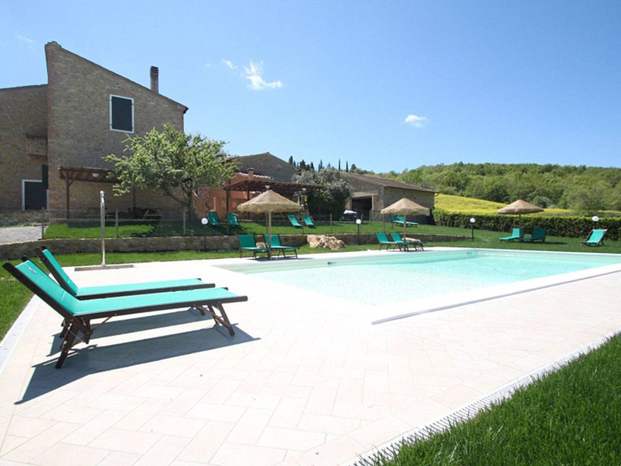Toskanisches Bauernhaus mit privatem Pool in Montescudaio, Etruskische Küste