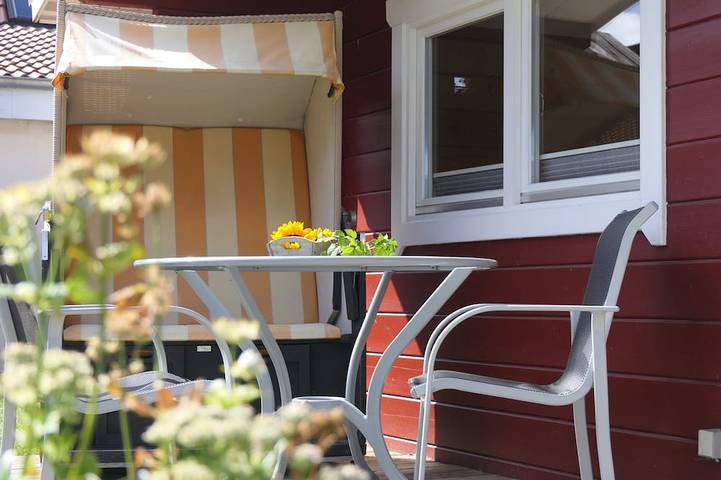 Ferienhaus für 2 Personen, mit Terrasse und Garten sowie Sauna in Glückstadt