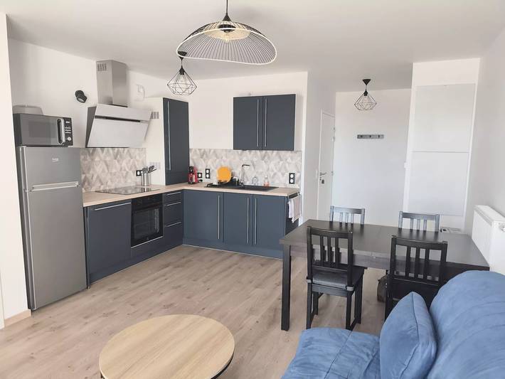 Gîte pour 4 personnes, avec balcon à Aytré