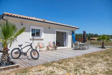 Location de vacances pour 6 personnes, avec jardin et terrasse à Vensac