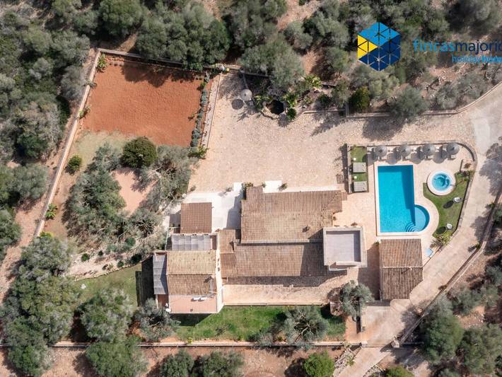 Finca für 12 Personen, mit Garten und Pool sowie Meerblick in Ses Salines - 4