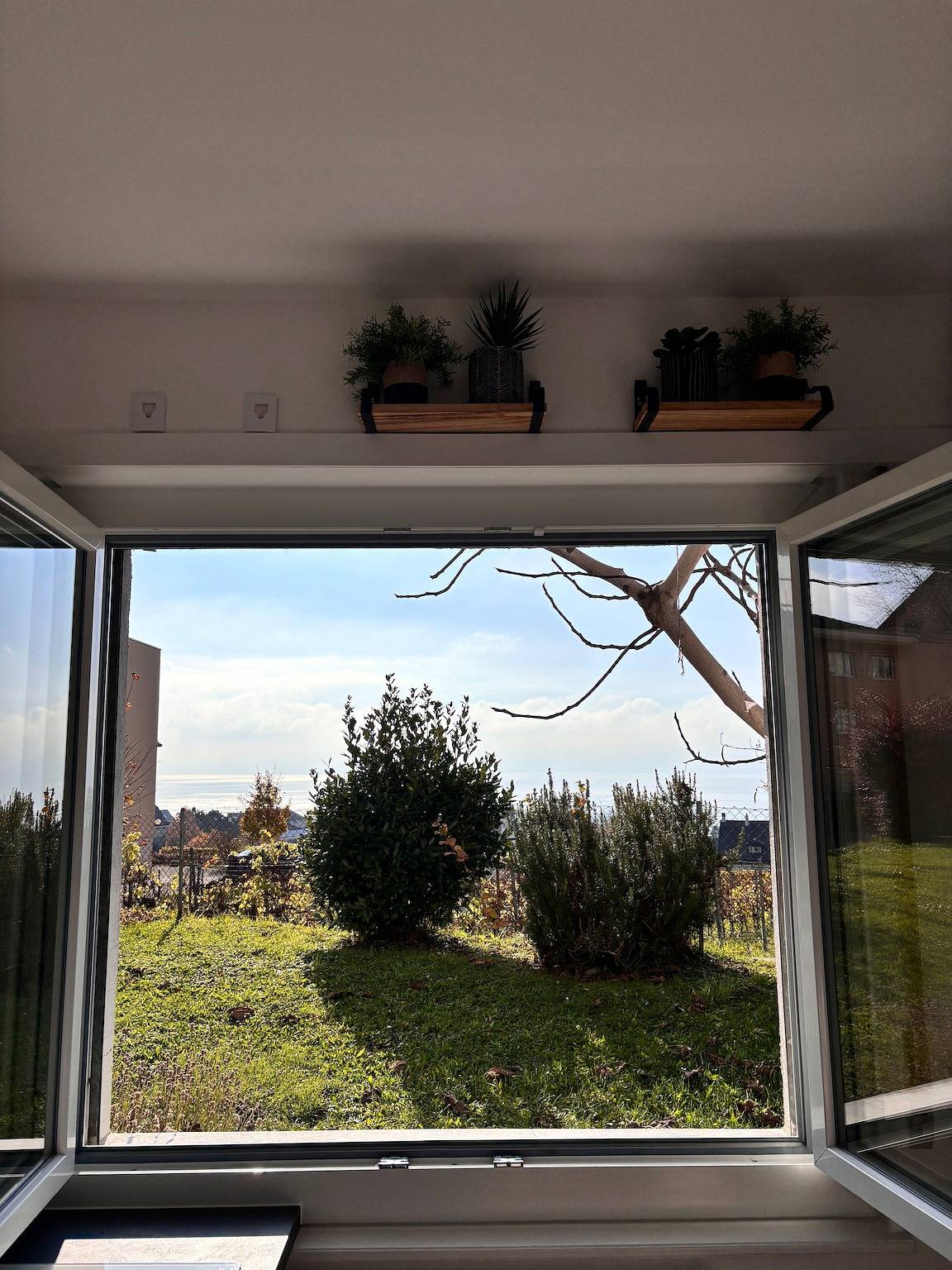 Lake view room in Pully with washing machine - Grape Place Bellevue in Pully, Lake Geneva