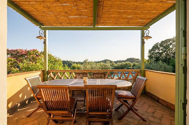 Ferienwohnung für 6 Personen, mit Garten und Terrasse sowie Pool