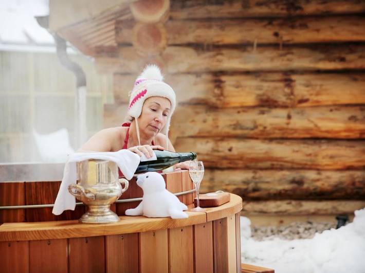 Hôtel pour 2 personnes, avec jacuzzi et sauna ainsi que piscine et jardin, animaux acceptés à Le Bonhomme