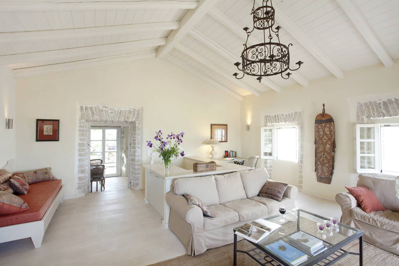 Eclectic and characterful 2 bedroom villa, The Rou Estate - Acanthus, in a beautifully restored village in Corfu