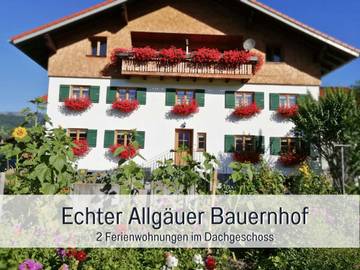 Ferienwohnung für 5 Personen, mit Balkon und Garten in Ofterschwang