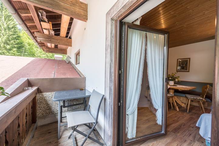 Gîte pour 5 personnes, avec sauna ainsi que jardin et balcon, animaux acceptés à Ruhpolding - 4