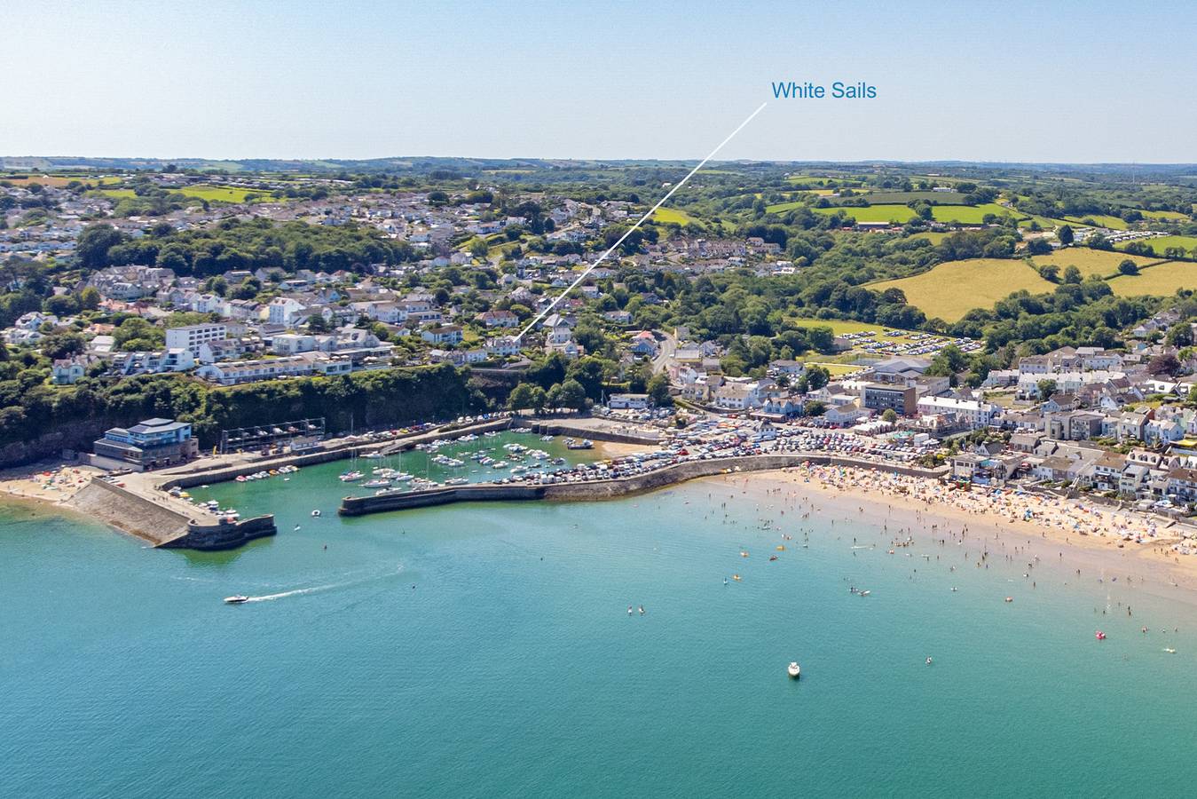White Sails - Beach and Harbour Views in Saundersfoot, Pembrokeshire
