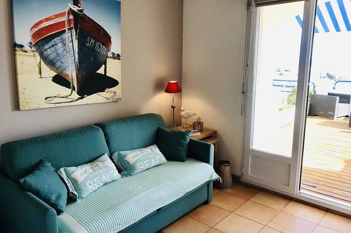 Appartement entier, Les Sables D'Olonnes Appartement 4 personnes avec terrasse et vraie vue mer in Château-d'Olonne, Les Sables-d'Olonne