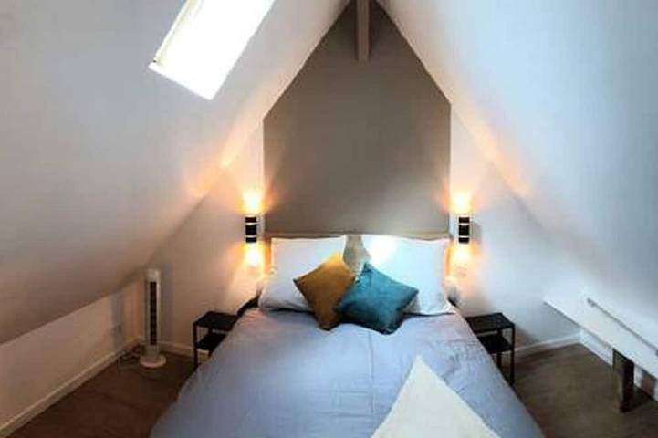 Gîte pour 6 personnes, avec jacuzzi ainsi que jardin et balcon à Barneville-la-Bertran