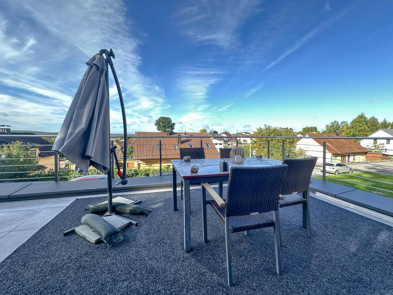 Ganze Wohnung, Wohnung mit großer Dachterrasse in der Oberpfalz in Fensterbach, Ostbayern
