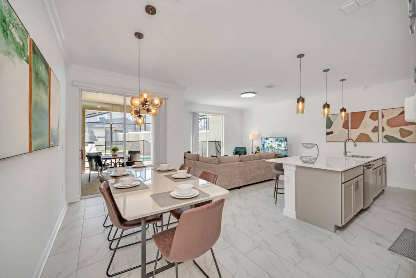 You and Your Family will Love this Luxury Townhome on Storey Lake Resort, Orlando Townhome 6326 in Condado de Osceola