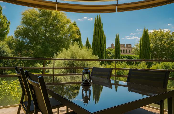 Appartement de vacances pour 4 personnes, avec balcon à Avignon