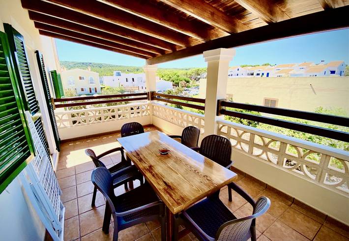 Ganze Wohnung, Ferienwohnung für 6 Personen mit Terrasse in Es Caló, Formentera