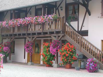 Gîte pour 7 personnes, avec balcon et jardin dans Ostheim