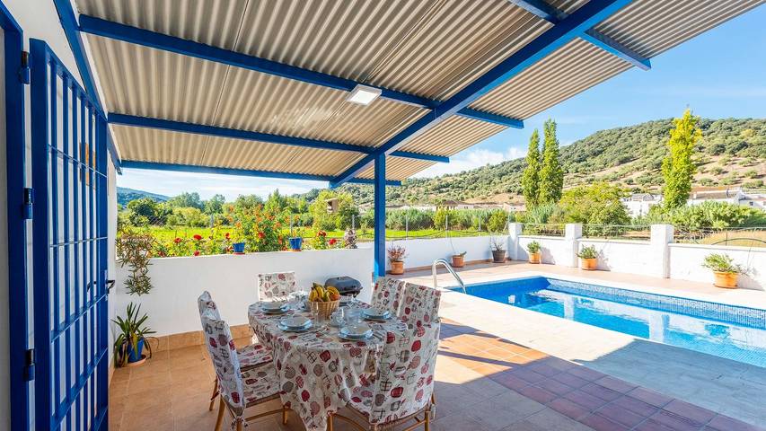 Casa rural para 7 personas, con balcón/terraza y piscina en Benalauría - 4