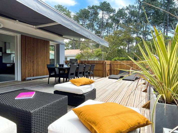 Gîte pour 8 personnes, avec sauna ainsi que jacuzzi et terrasse dans Plage des Estagnots - 2