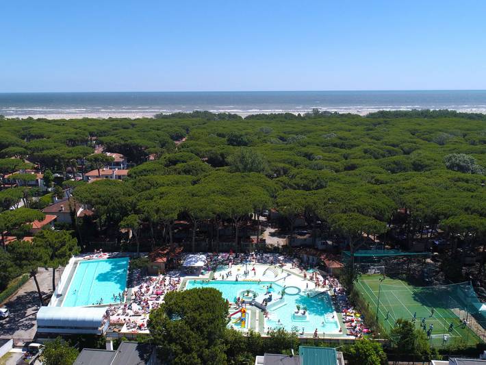Ferienhaus für 3 Personen, mit Sauna und Kinderpool sowie Terrasse - 1