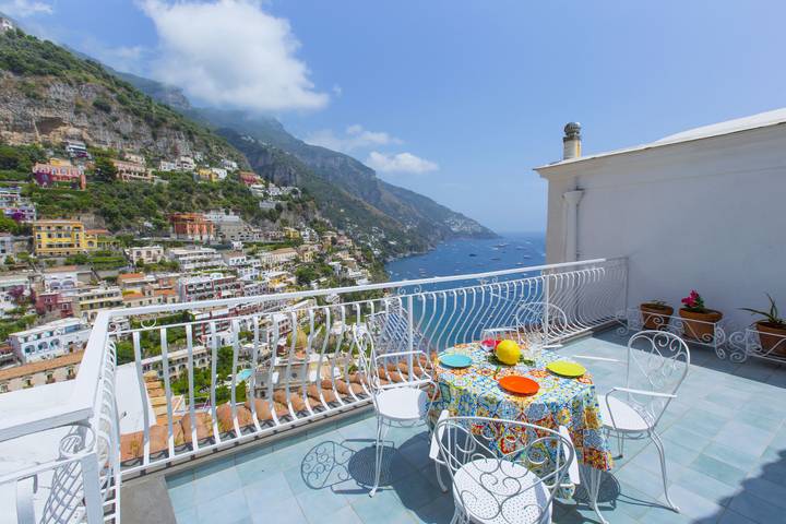 Casa vacanza per 6 persone, con terrazza in Positano